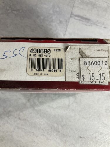 NOS Briggs and Stratton 498680 Standard Ring Set OEM (6922797777079)